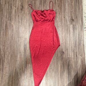 Windsor Red Asymmetrical Dress